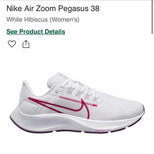 2022 Nike Air Zoom Pegasus 38
White Hibiscus (Women's US 6)